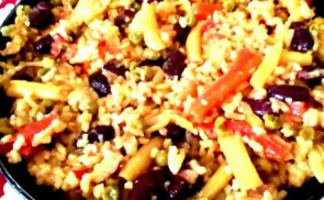 Zöldséges paella egyszerűen