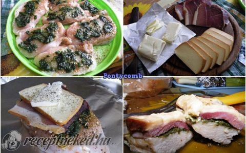 Grillen sült rakott csirkemell