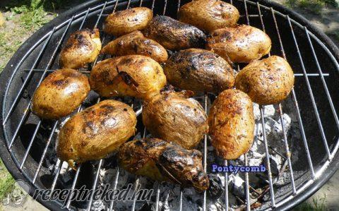 Steak burgonya (szabad tűzön)