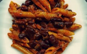 Vörösbabos penne