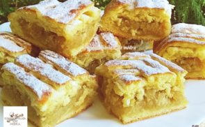 Szőttes almás pite