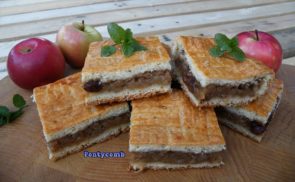 Almás pite mentával