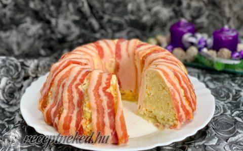 Baconos krumplikoszorú