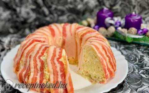 Baconos krumplikoszorú
