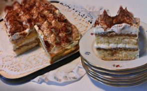 Tiramisu házi piskótával