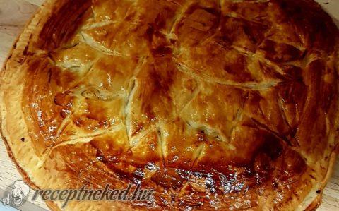 Mandulás, leveles torta