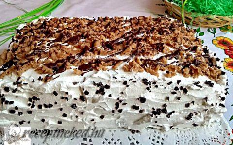 Gesztenyepüré szelet