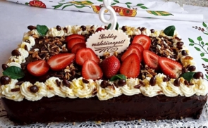 Csokoládétorta párizsi krémmel