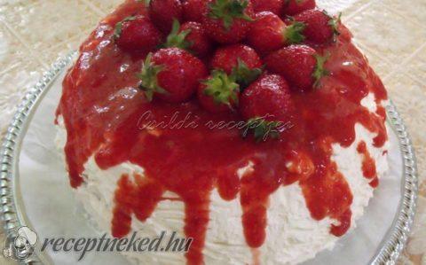 Epres, kekszes torta