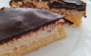 Csokimázas túrótorta