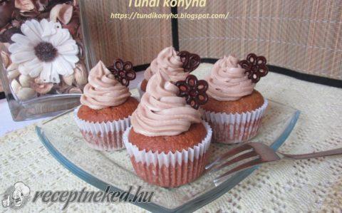 Kávés-kókuszos cupcake
