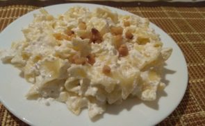 Laktózmentes túrós csusza