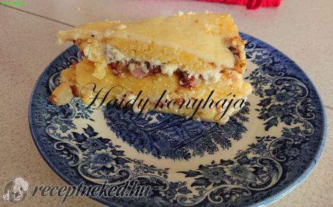 Túrós puliszka torta