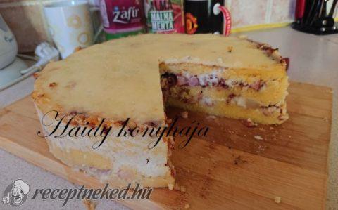 Túrós puliszka torta