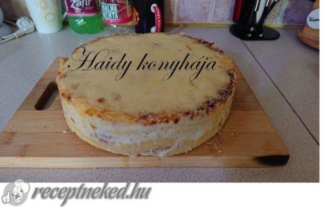 Túrós puliszka torta