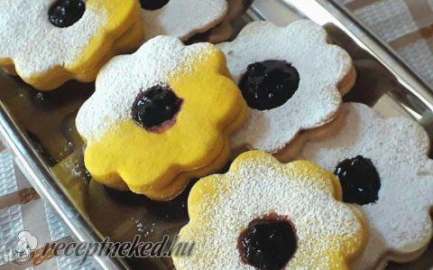 Óriás linzer szőlő lekvárral