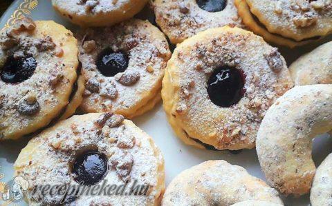 Citromos-lekváros linzer és kifli