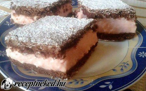 Tejfölös-pudingos sütemény recept