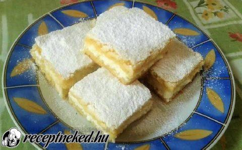 Vaníliás, túrós pite