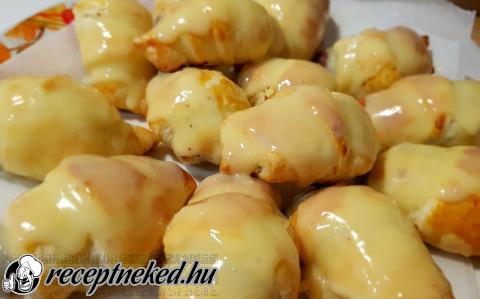 Mini fehércsokis kifli