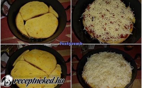 Serpenyős bundáskenyér