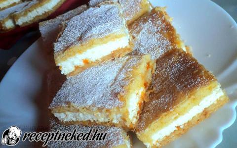 Lekváros-túrós pite