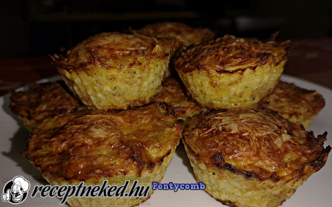 Burgonyaköret muffin
