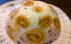 Kefires, epres charlotte torta
