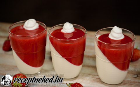 Epres panna cotta
