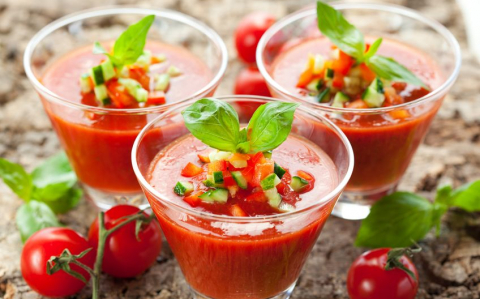 Autentikus spanyol gazpacho