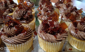 Dobostorta muffin
