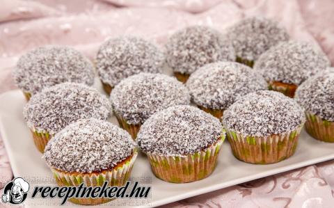 Kókuszkocka muffin