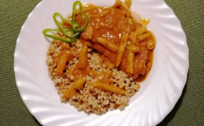 Mediterrán zöldbabos szelet