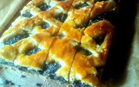 Mákos rácsos pite