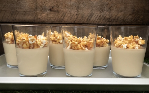 Sóskaramellás pannacotta