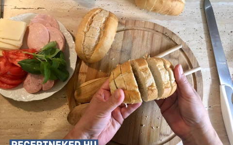 Hasselback szendvics