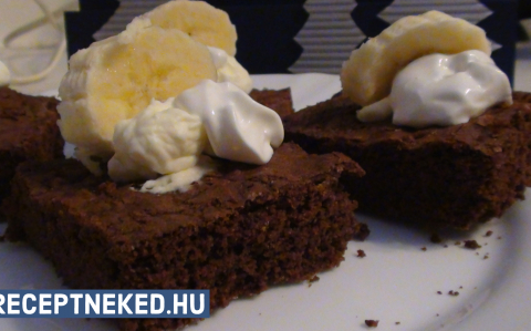 Amerikai brownie kockák