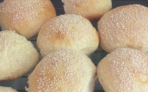 Házi hamburger zsemle