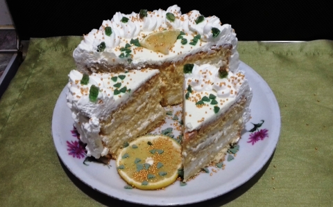 Mascarponés citromtorta