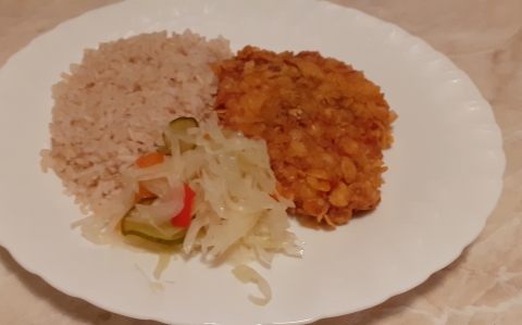 Cornflakes bundás csirkemell