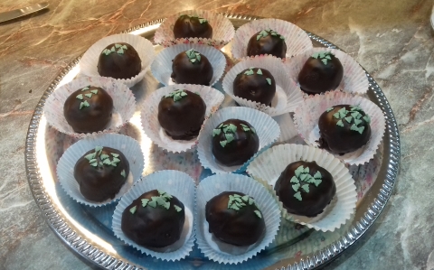 Zserbógolyó bonbon