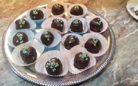 Zserbógolyó bonbon