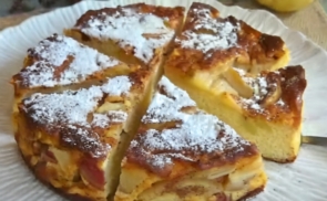 Almás-fahéjas túrós sütemény