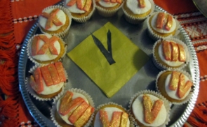 Szilveszteri cupcake