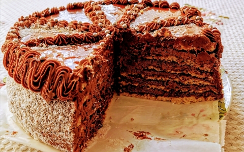 Dobos torta gluténmentesen