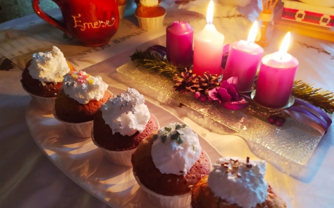 Mézeskalács muffin