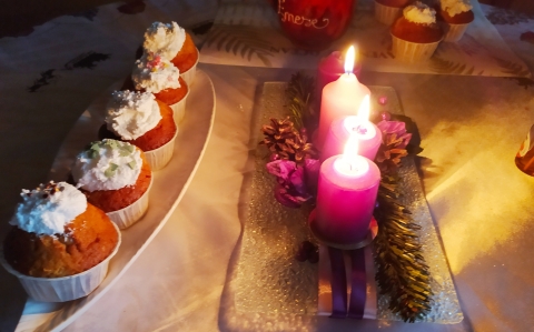 Mézeskalács muffin