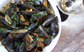 Kékkagyló marinara szószban