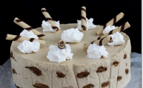 Kávés malakoff torta
