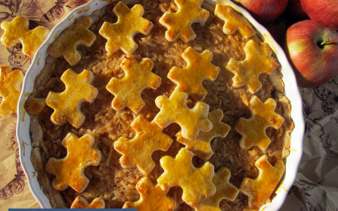 Gluténmentes almás pite